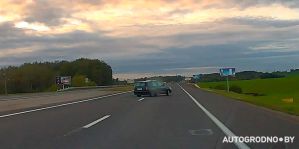 Ошибка, которую нельзя повторять на загородных дорогах: ситуация на М6 "Минск - Гродно"
