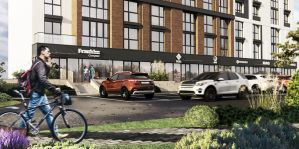 Свободная планировка, окна в пол, крытый велобокс  и фонтанчик для питомцев. В Гродно появится новый жилой комплекс