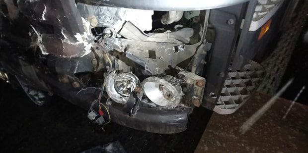 2 лося плюс фура = минус 2 лося плюс ремонт 3 авто. Такая вот математика. Хорошо, что люди живы