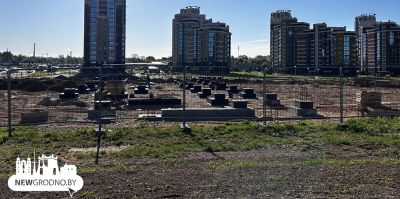 В жилой район на Лидскую вернулись строители. Там построят торговый центр