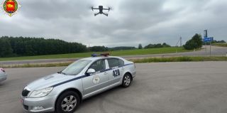 ГАИ Гродно использует дроны на трассах. Под особым контролем – правила обгона. Видео