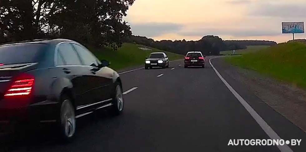 "Испугался, не передать как": опасный обгон в Гродненской области попал на видео