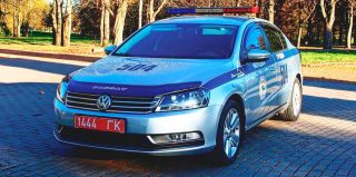 На Ольшанке задержан сильно пьяный водитель. Говорит, что пил водку, но не много