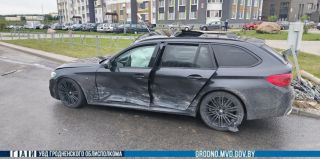 ГАИ Гродно сообщает о серьезном ДТП в Грандичах: в больнице 2 пассажирки